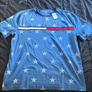 Men’s Tommy Hilfiger Blue Star Pattern Tee